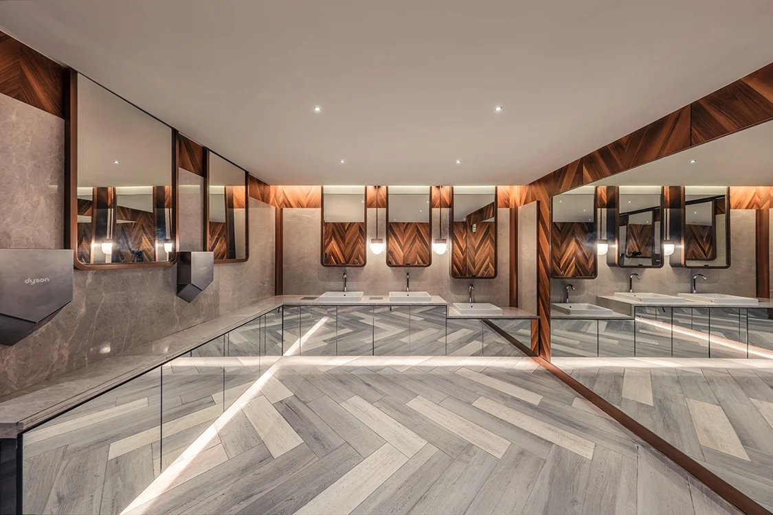 Interior view of the multiplex designed by Oft Interiors