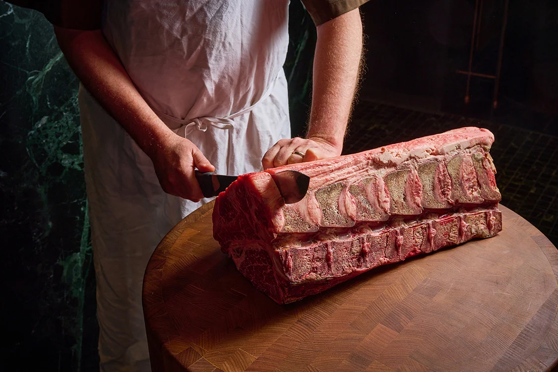 Butchery counter at Victor Churchill in Armadale