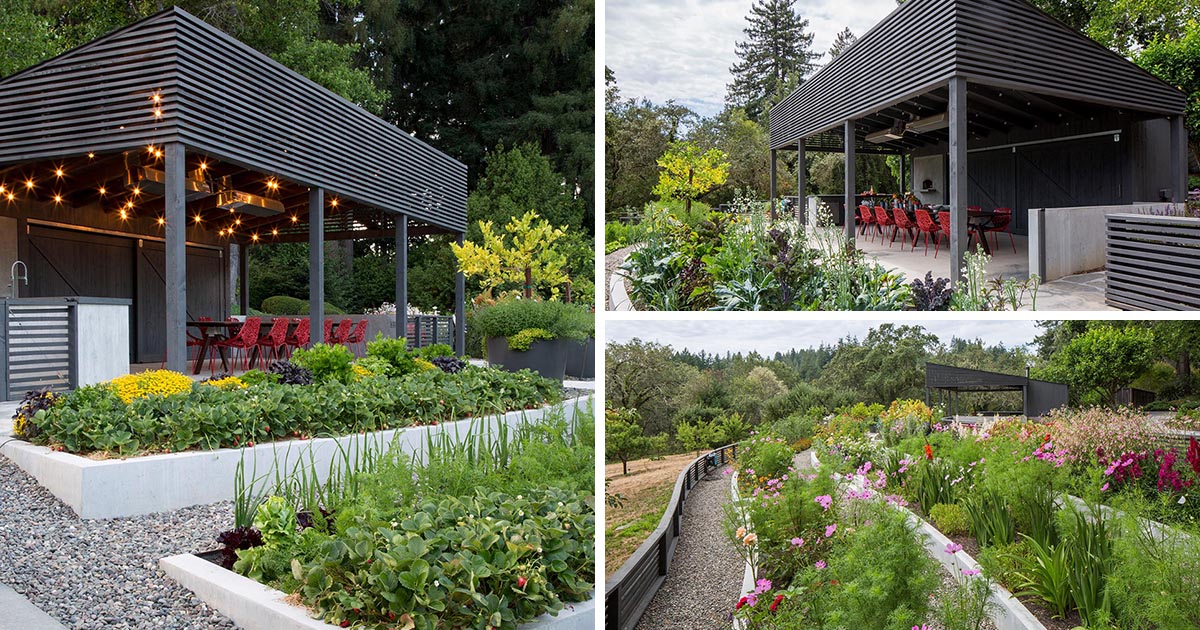 a-delightful-terraced-garden-sits-in-front-of-this-outdoor-dining-room