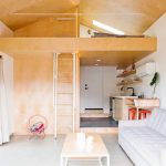 this-garage-was-converted-to-include-a-loft-bedroom,-kitchen,-and-bathroom