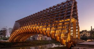 this-new-bridge-shows-off-its-complex-wood-structure