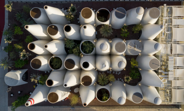 Sustainable Austrian Expo Pavilion by querkraft architects, Platinum, IADA 2022