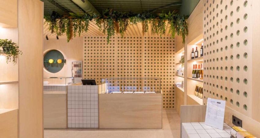 wood,-plants,-and-geometric-patterns-create-the-design-character-of-this-takeaway-shop