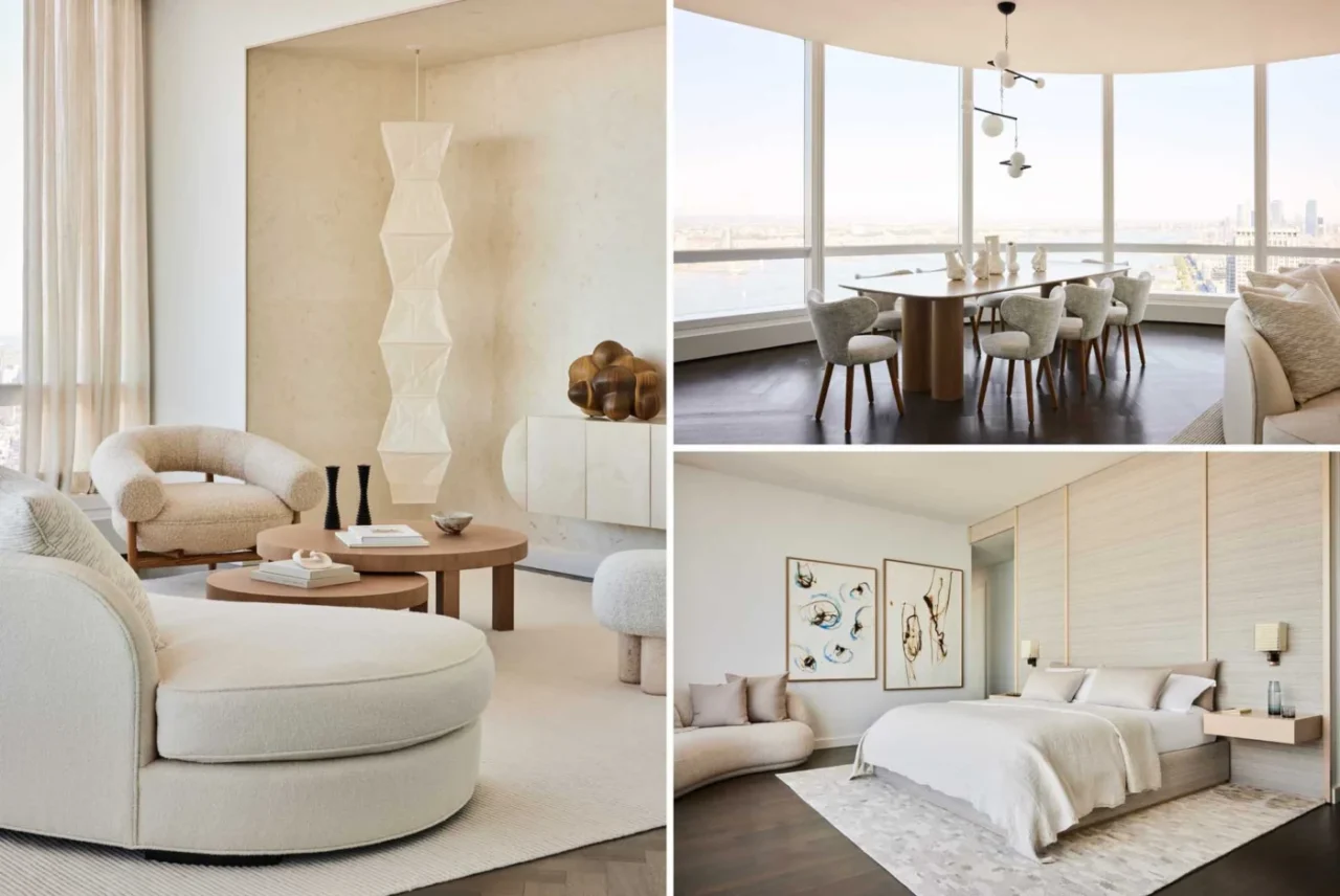 New York apartment by Jessica Gersten Interiors with a neutral colour palette