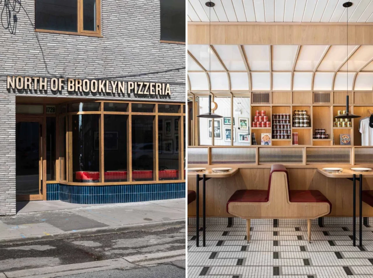 North of Brooklyn Pizzeria in Toronto, designed by MRDK
