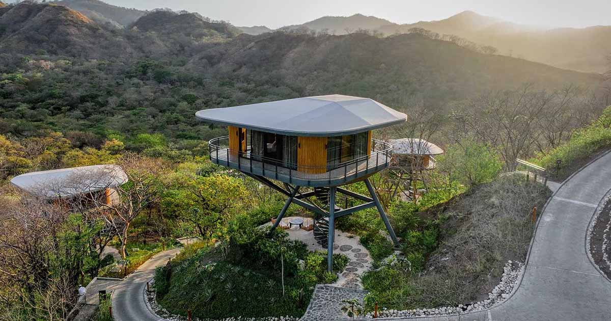 this-hotel-includes-a-series-of-treehouse-inspired-elevated-cabins