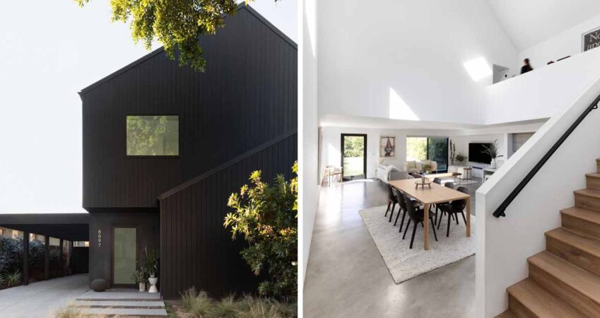 the-black-exterior-of-this-barn-inspired-home-is-contrasted-with-a-white-interior