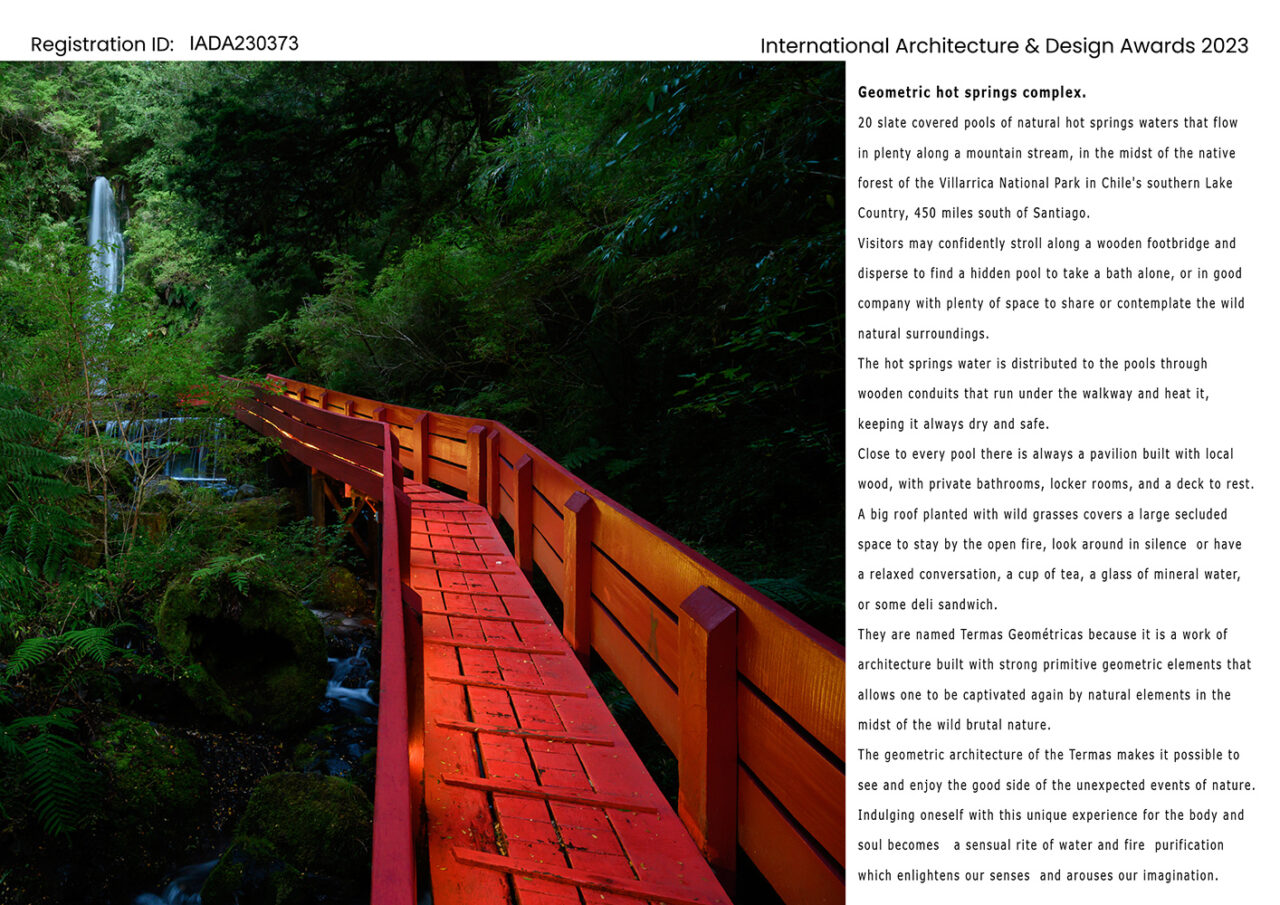 Geometric hot spring complex.