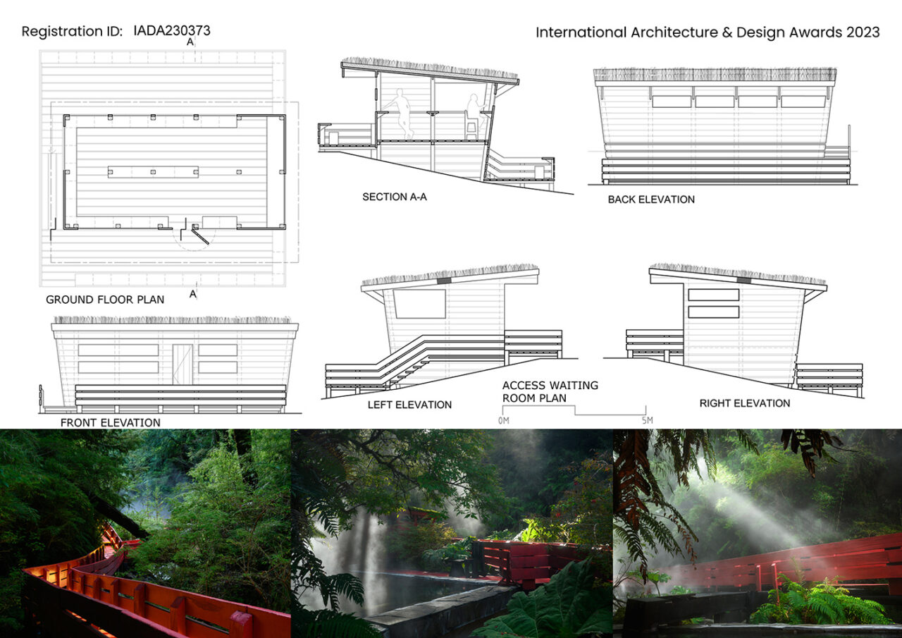 Geometric hot spring complex.