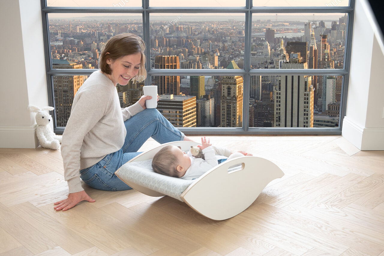Babywelle - the ergonomic and sustainable babyrocker