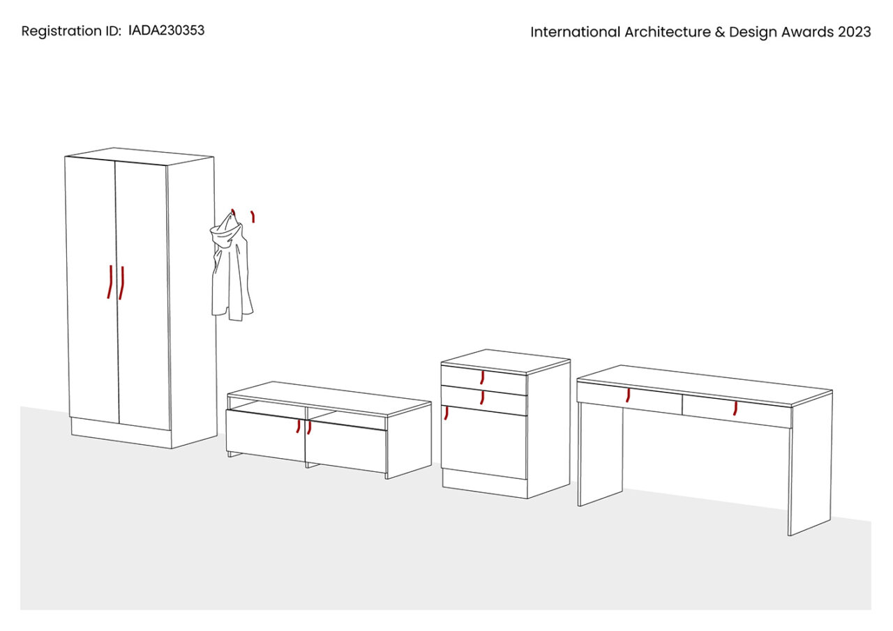 LINEA – Vertical handles system