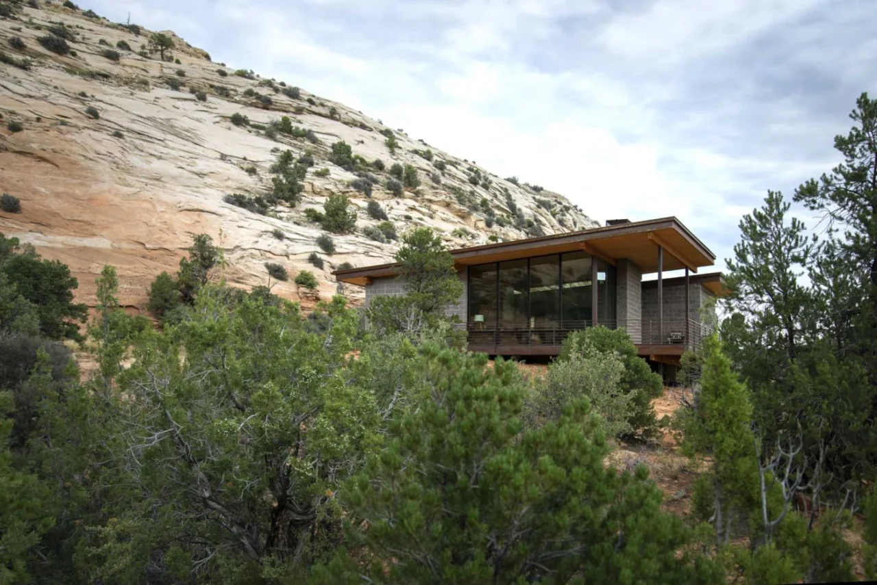 Two shed-roofed volumes joined by clerestory windows
