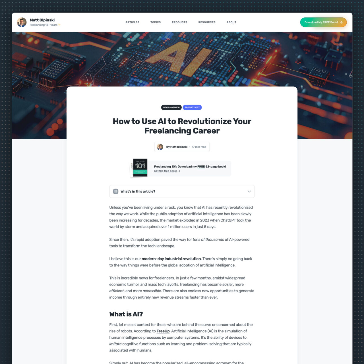 Blog & Newsletter