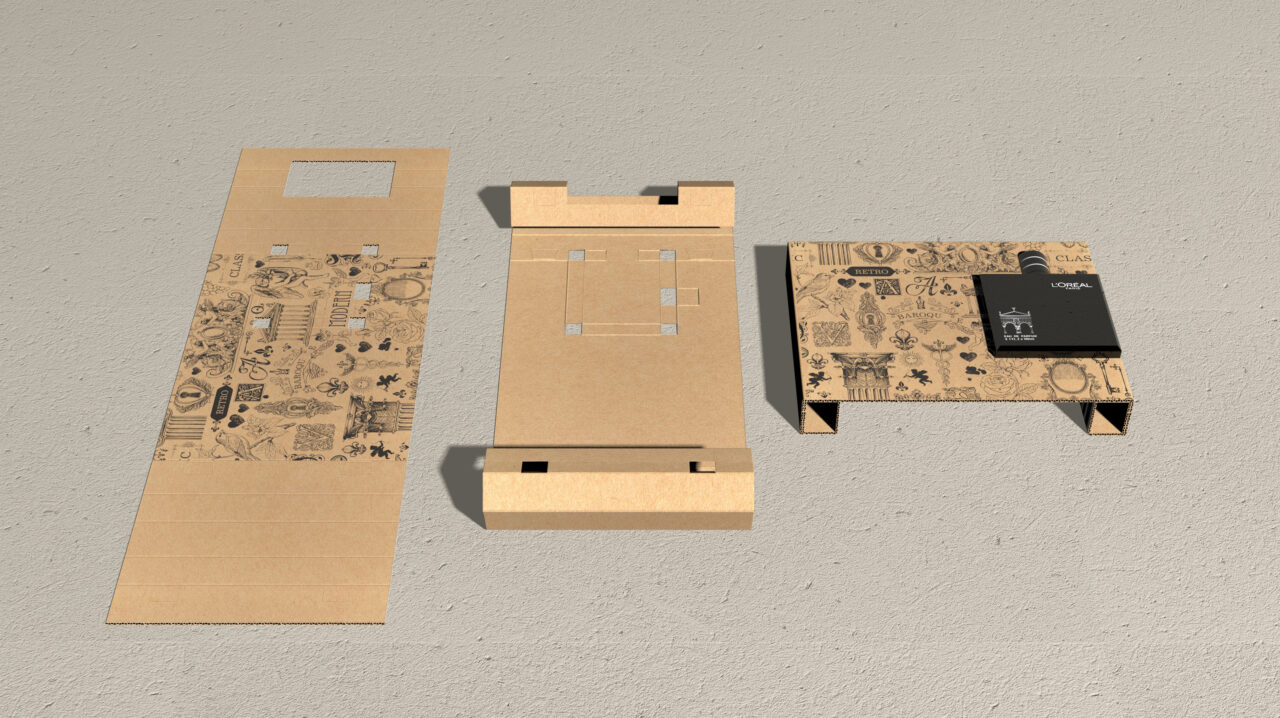 One piece of versatile and innovative packaging design