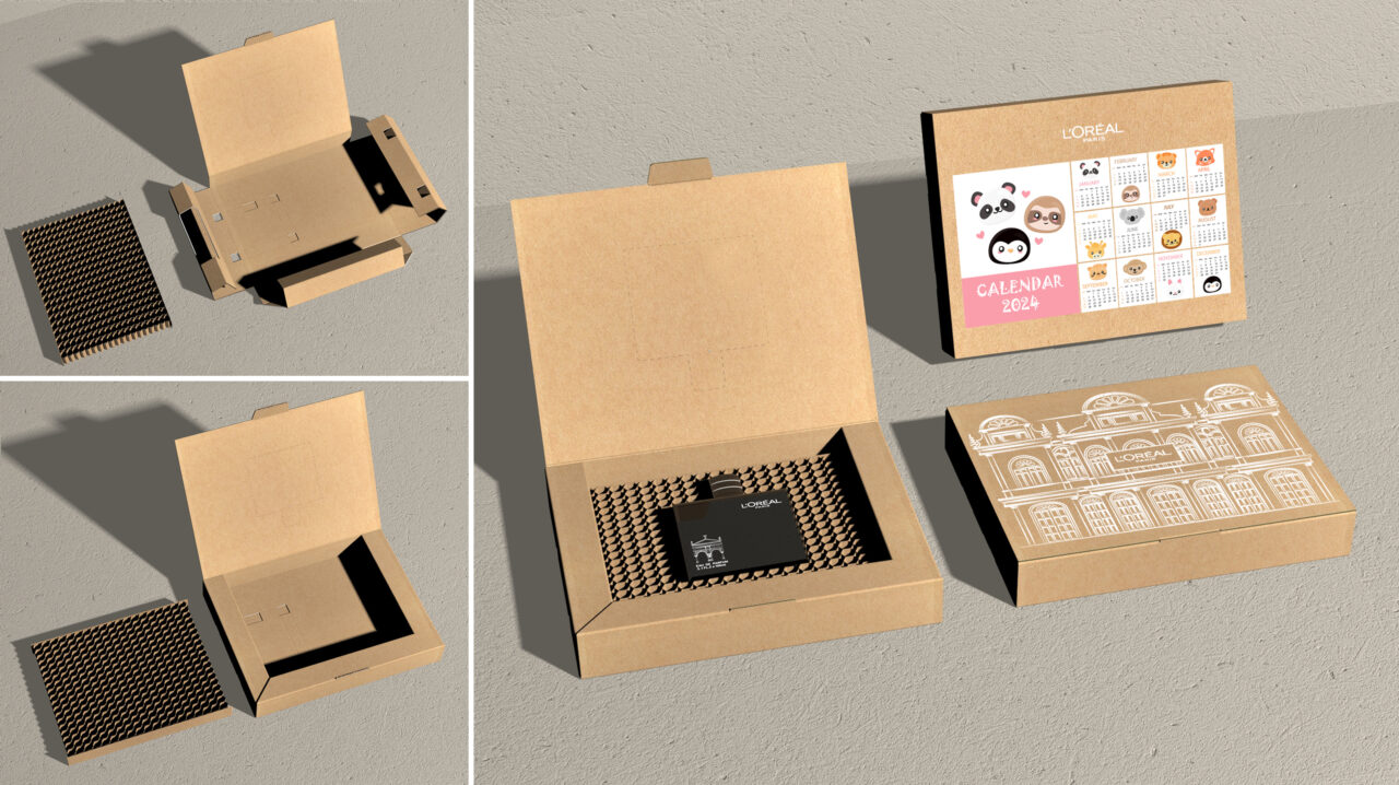One piece of versatile and innovative packaging design