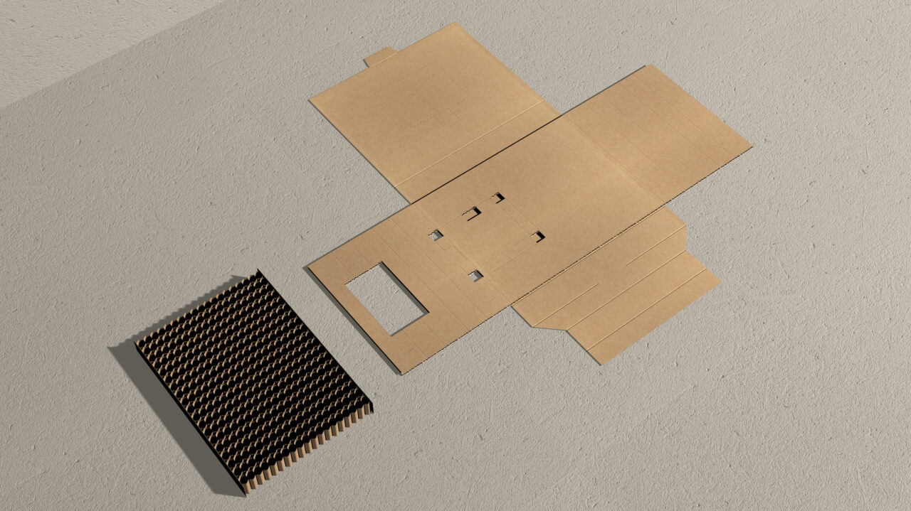 One piece of versatile and innovative packaging design