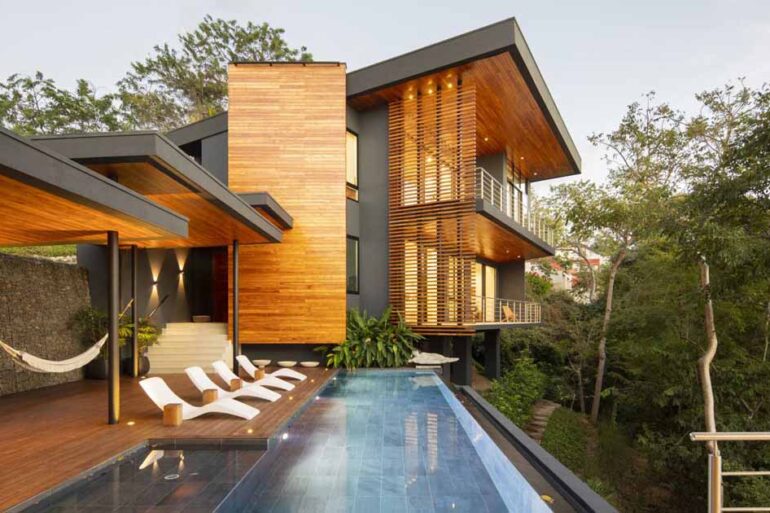 tropical-living:-this-modern-home-embraces-the-steep-terrain-of-the-costa-rican-jungle