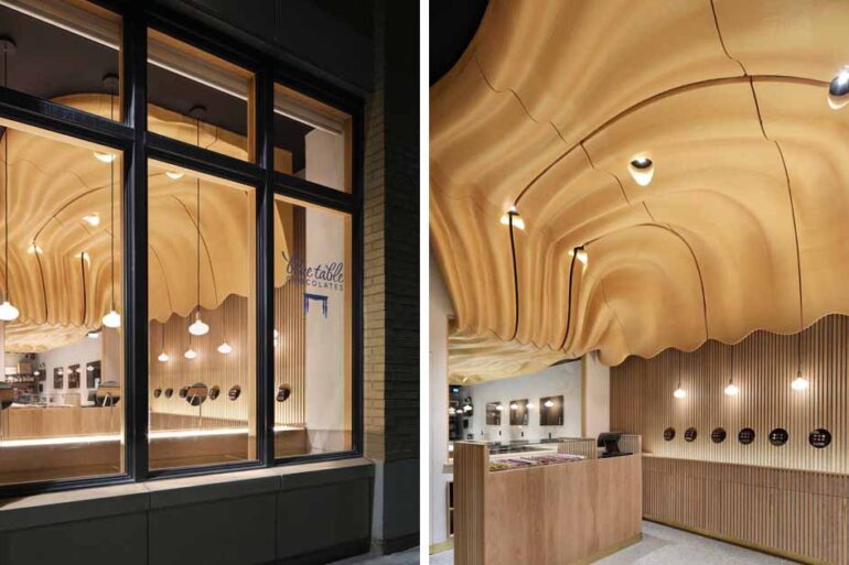 a-sculptural-ceiling-inspired-by-flowing-chocolate-can-be-seen-inside-this-store