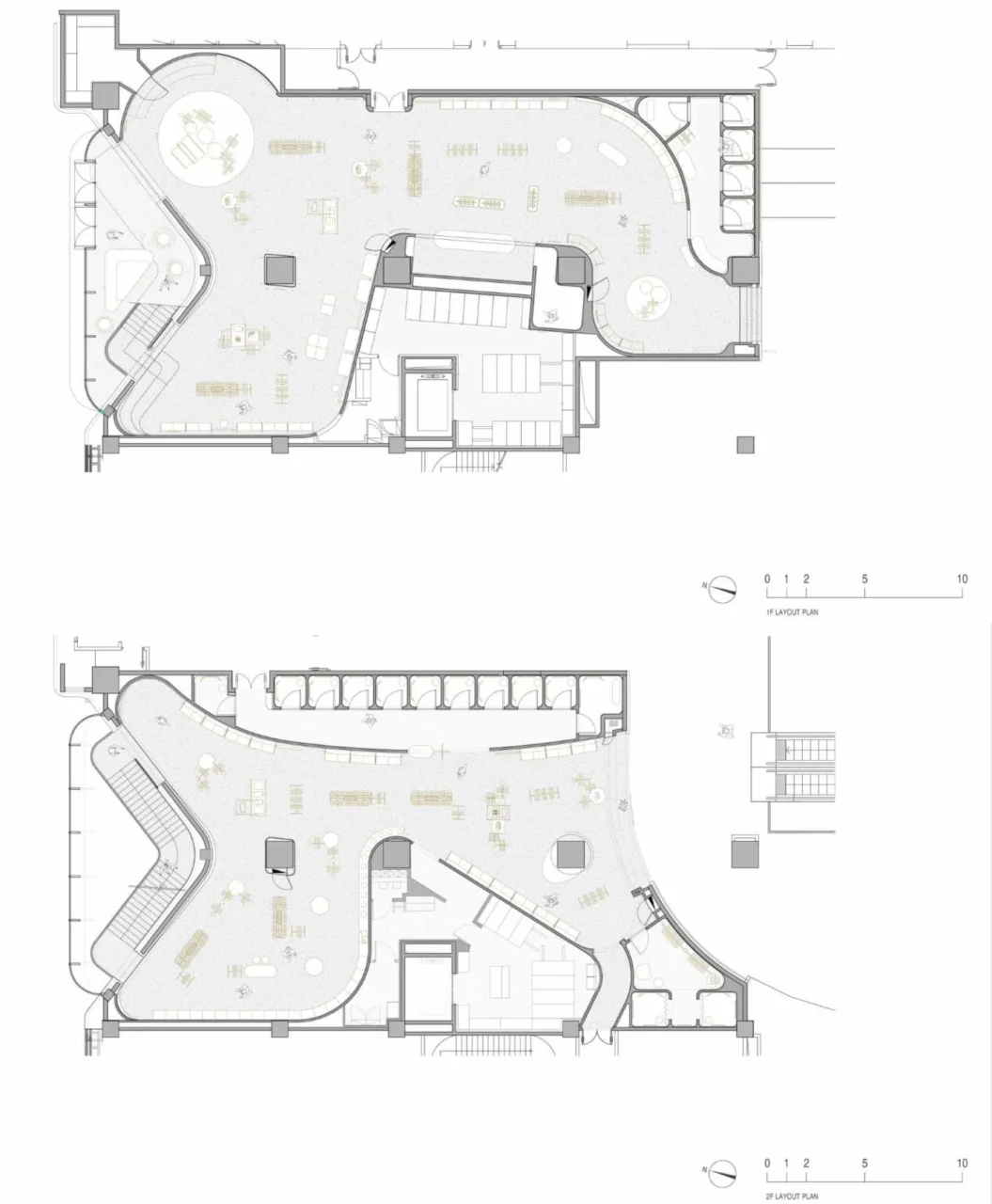 Second architectural drawing of the Lululemon flagship store