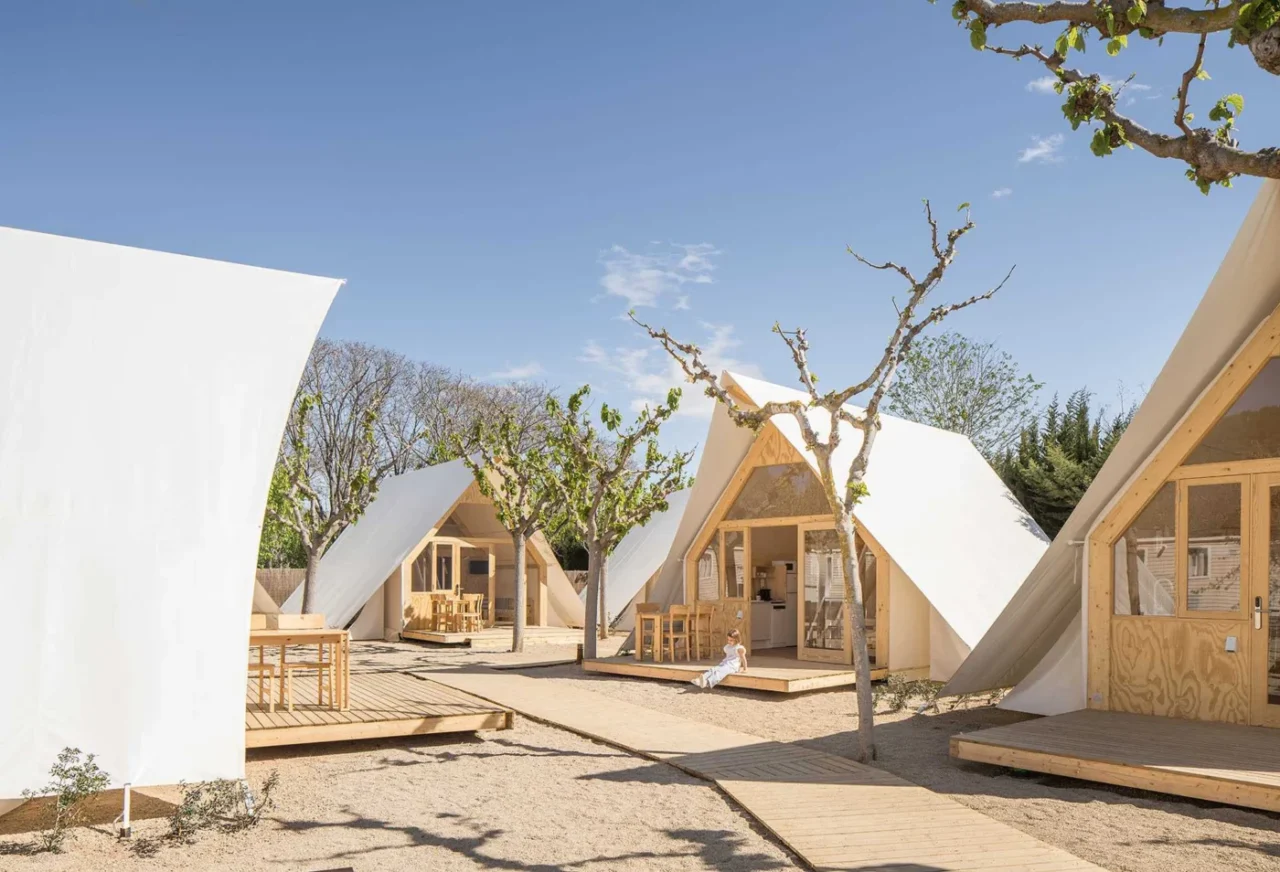 TipiTop glamping tents by Canobardin at Costa del Sol Glamping Village in Spain