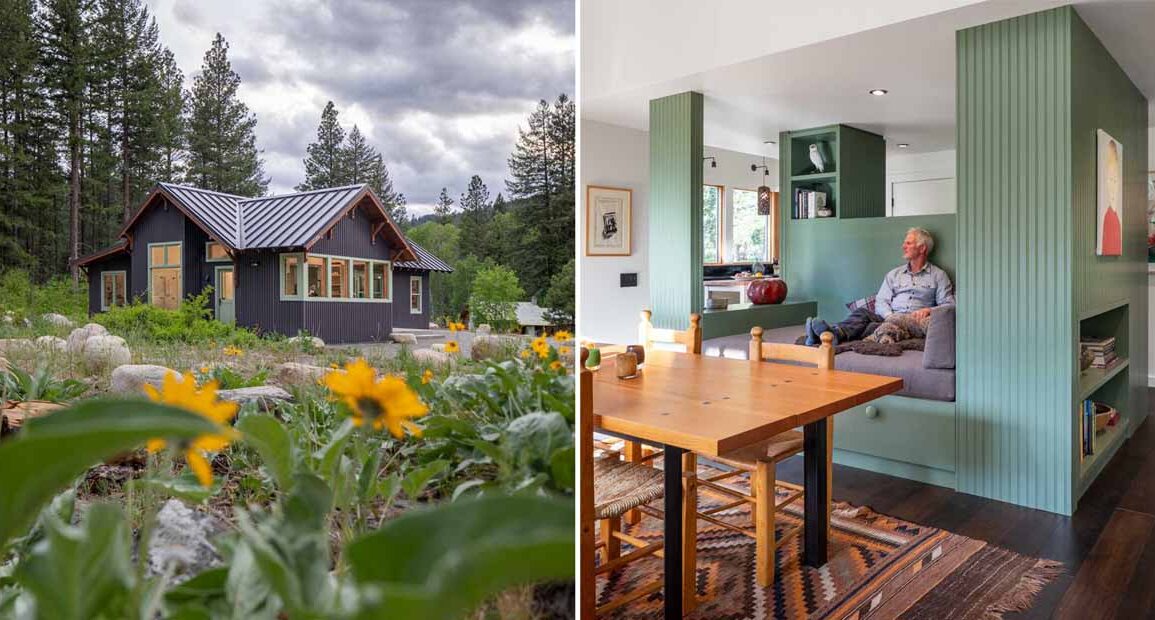 a-daybed-nook-is-a-great-place-to-read-inside-this-cabin