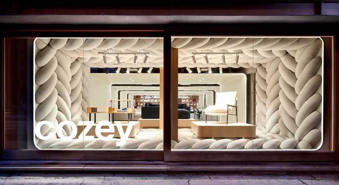 giant-'woven'-fabric-graces-the-window-of-this-flagship-store