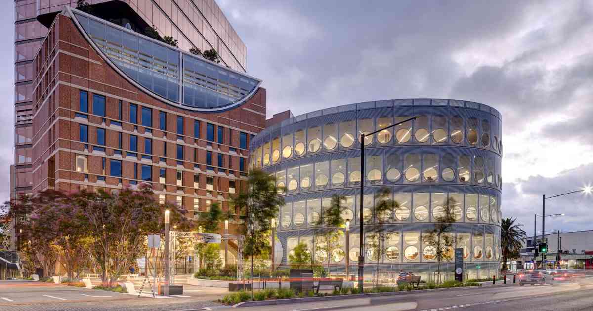 round-windows-cover-the-exterior-of-this-new-library