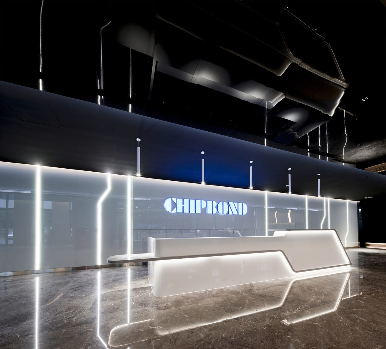 Chipbond Tech Headquarters Lobby Design