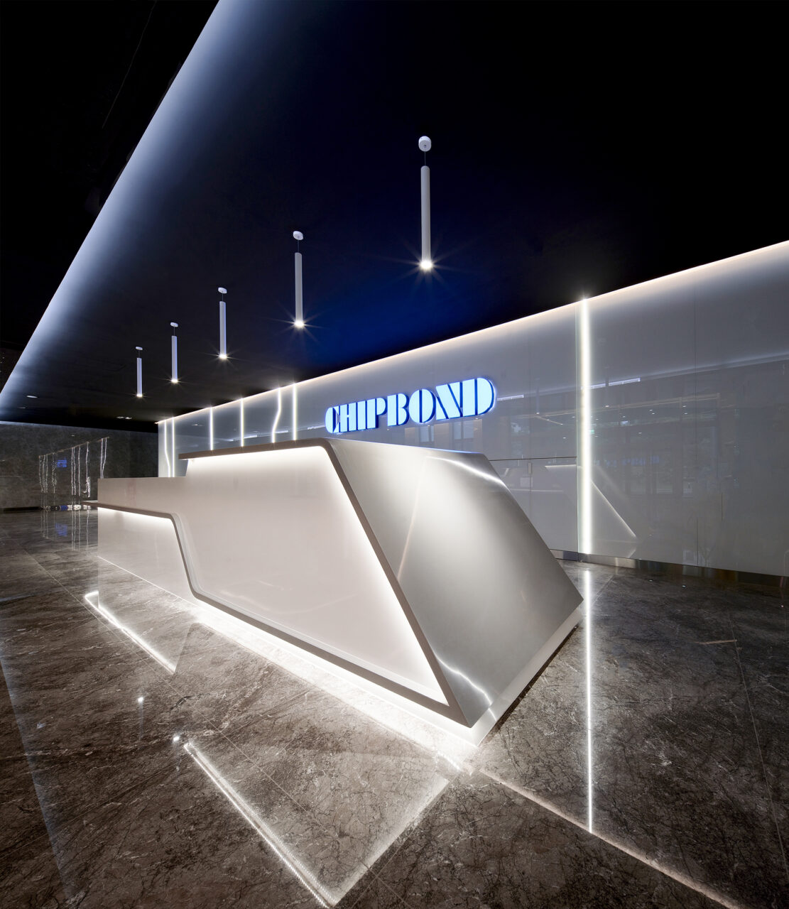 Chipbond Tech Headquarters Lobby Design