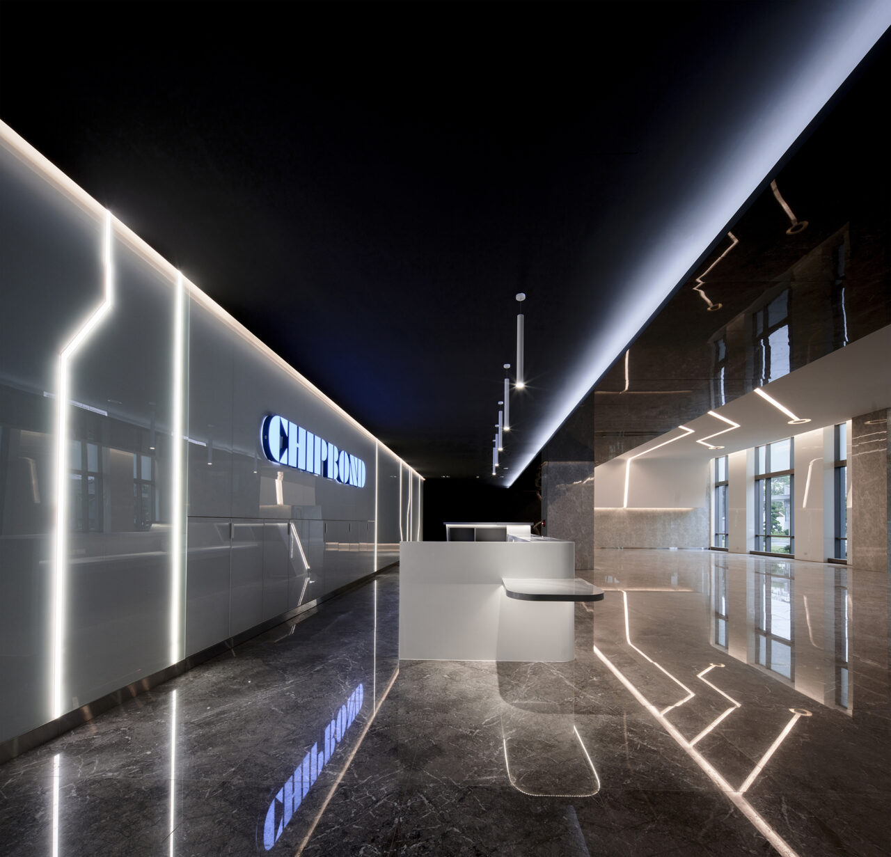 Chipbond Tech Headquarters Lobby Design