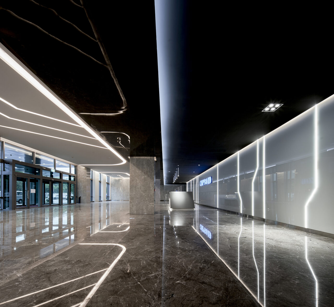 Chipbond Tech Headquarters Lobby Design