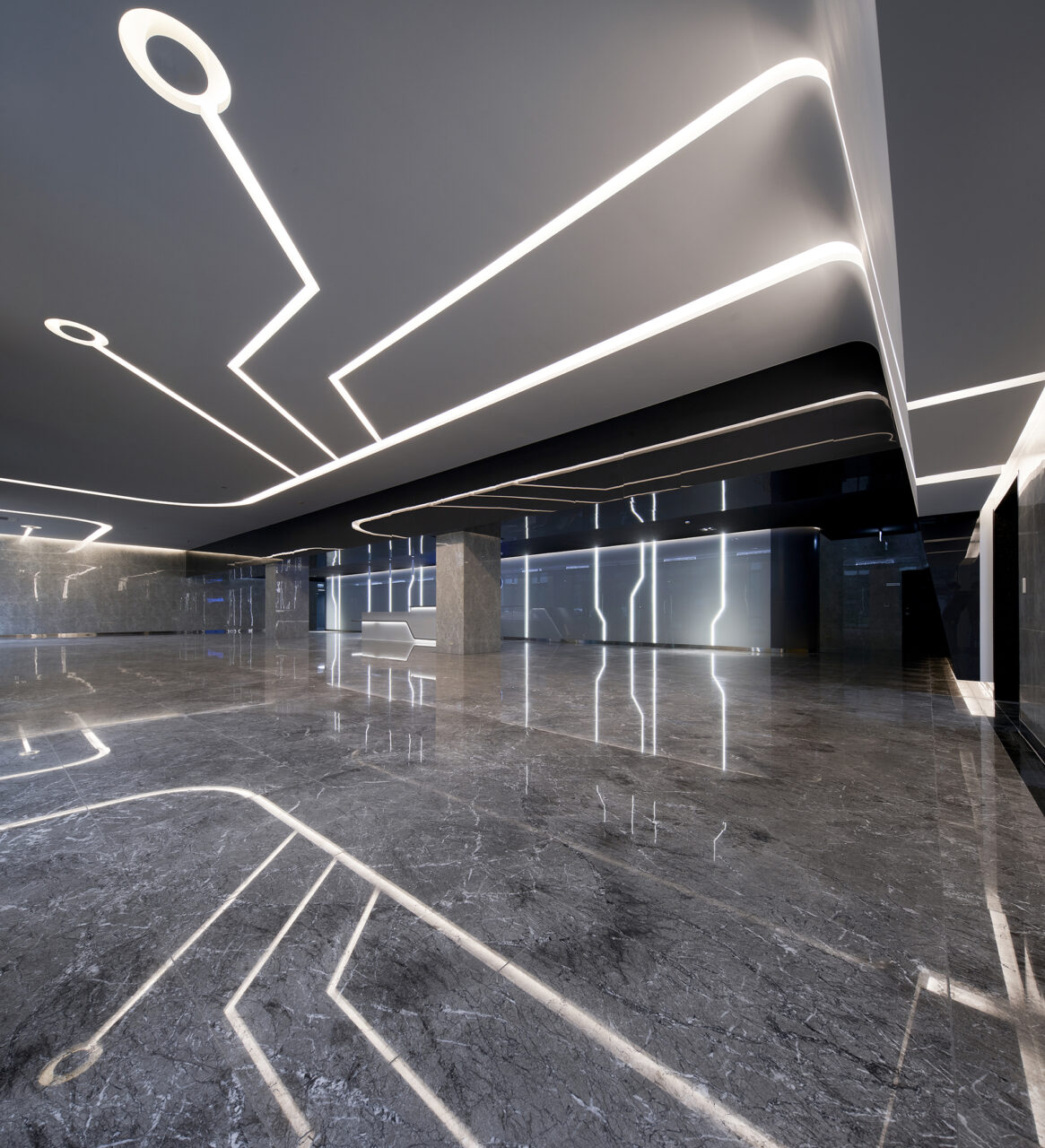 Chipbond Tech Headquarters Lobby Design