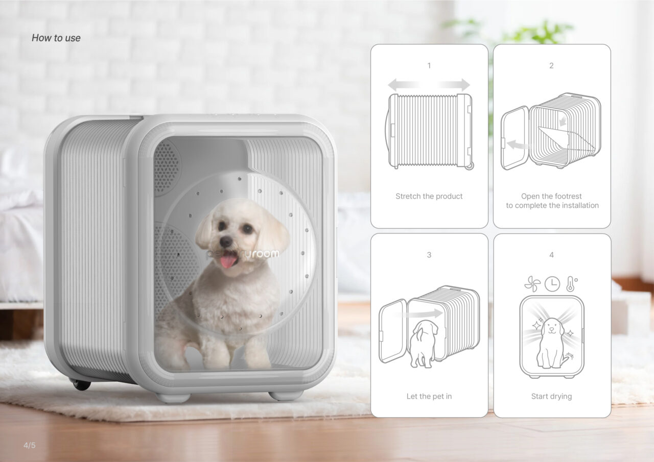 Stretchable Pet Dry Room