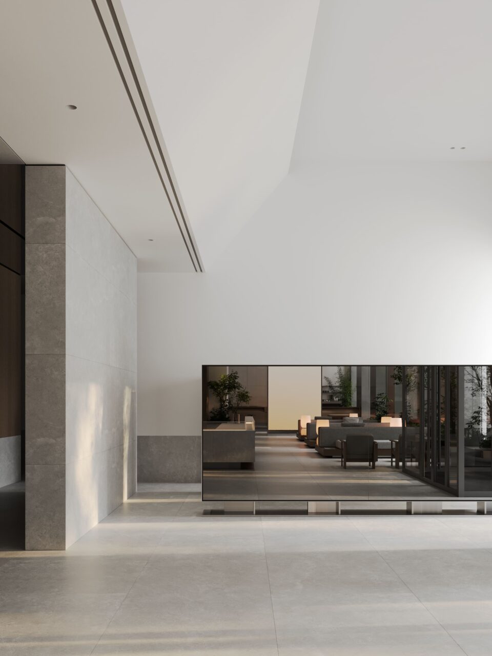 Public spaces in the Moments residential district