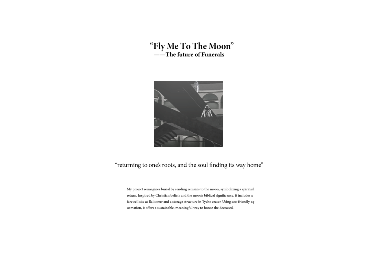 "Fly Me To The Moon" -- The future of funerals