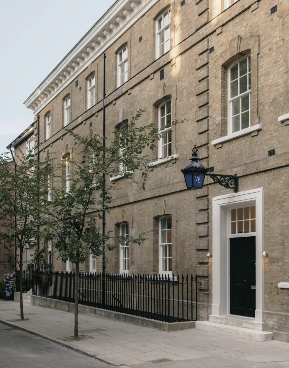 Restored Victorian brick facade of 20 Newcourt Street