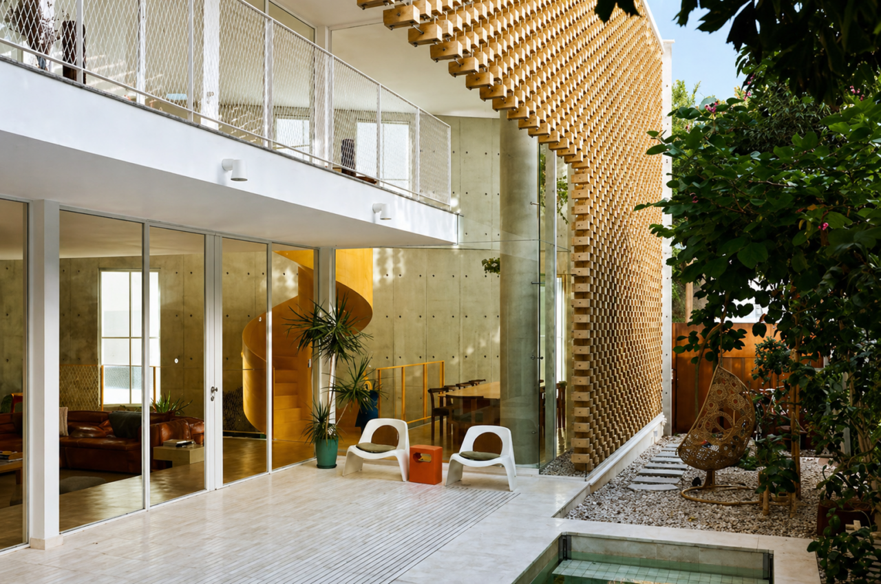 SECONDSKIN – Wooden Cube Mashrabiya