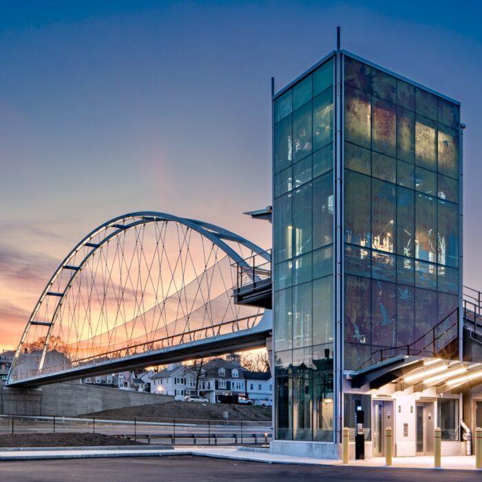 New Bedford Pedestrian Bridge by Fennick McCredie Architecture, Platinum, IADA 2026