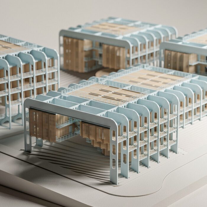 Theseus: A New Housing Typology by Joe Russell & Emma Sheffer, Platinum, IADA 2026