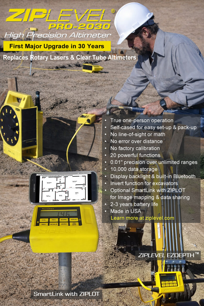 ZIPLEVEL PRO-2030 High Precision Altimeter
