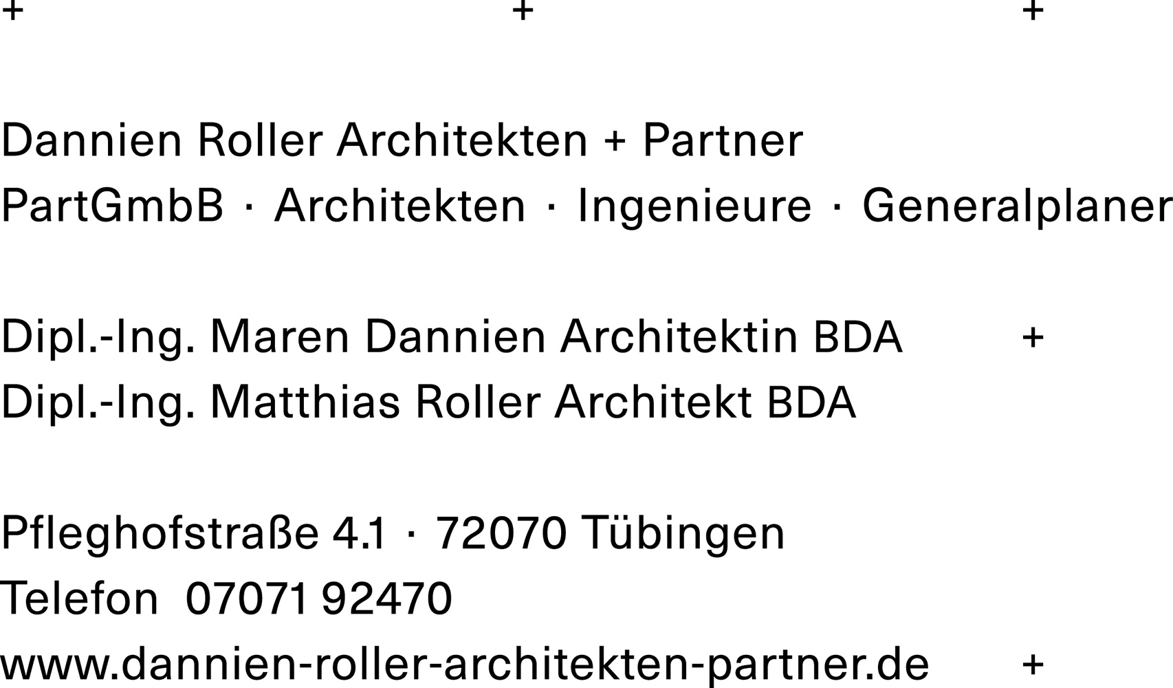 Dannien Roller Architekten + Partner Logo